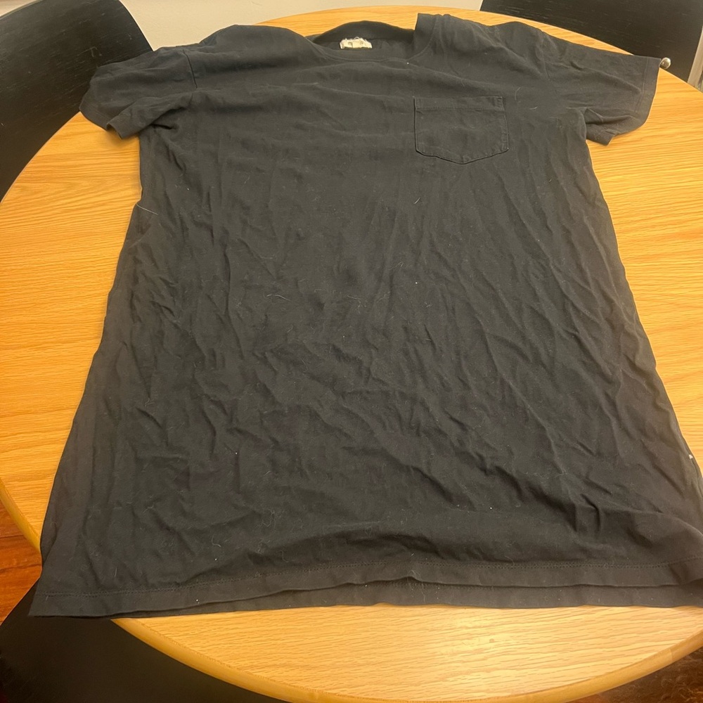 Madewell Black T-Shirt Dress XL